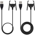 Miniatyrbilde 1 av 4: Lader Kompatibel med Fitbit Charge 2 - Erstatnings-USB-laderkabel for Fitbit Charge (1 meter + 0,5 meter)