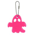 Spökstil Reflekterande Hänge Säkerhetsreflexer Nyckelringar Nyckelring Reflekterande Utrustning för Ryggsäckar Barnvagnar Jackor Väskor Rosa Pink