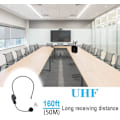 Miniatyrbilde 4 av 5: Trådløs mikrofon headset, UHF trådløs mikrofon headset for stemmeforsterker, scenemikrofoner