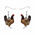 Miniatyrbild 1 av 5: Hönkyckling örhängen stud dangle unik snitt mode djur smycken för kvinnor