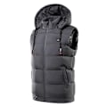 Miniatyrbilde 1 av 5: Smart Oppvarmet Vinter Termisk Vest Tykkere Hettegenser Varmevest for Menn Kvinner (uten Power Bank), Sin Grey 4XL