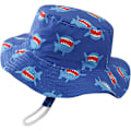 Miniatyrbild 1 av 5: Barnhatt Justerbar Solhatt Andningsbar Strandhatt För Pojkar Flickor_ll Shark 2-6 Years