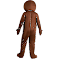 Miniatyrbild 2 av 5: Isad Gingerbread Man-kostym för vuxna, Julpepparkakskostym M