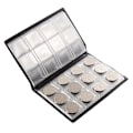Miniatyrbillede 2 af 5: 1 stk. Sort 10 sider 120 lommer møntsamlingsalbum Mindemønter Penney opbevaringsbog Holder Organizer til møntsamler
