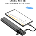 Miniatyrbillede 3 af 5: Budi 9-i-1 Essential Rejseoplader & Data Synkroniseringskabel Stick Black