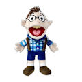 Miniatyrbild 5 av 5: 60cm Jeffy och Feebee Handdocka Stor Mjuk Docka Plyschleksaker Dockor Barnpresent Cody
