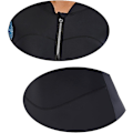 Miniatyrbild 5 av 5: Dam badkläder i ett stycke långärmad rashguard dam våtdräkt atletisk baddräkt surfing dykning dragkedja fram badkläder simdräkt Xd1 Black 1455 3XL