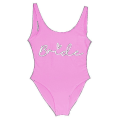 Miniatyrbillede 4 af 5: S-3xl Guld Print Team Bride Heldragt Badetøj Squad Kvinder Badetøj Bachelorette Party Badetøj Sommer Beatchwear Badetøj bride1 L