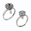 Miniatyrbilde 1 av 5: 2 stk Lotus Mantra Ring Finr Ring Ring Ring Smykker