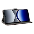 Miniatyrbillede 4 af 5: Til Oppo Find X8 Pro 5G Wallet Case RFID-blokering PU Læder Cover Stativ Visning - Brun Black