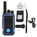Pikkukuva 1 / 5: Käsikäyttöinen langaton walkie-talkie -intercom ravintoloille ja kouluille - Dekoodattava, kloonattava (sininen)