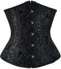 Underbust midjekorsett med snörning för kvinnor