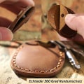 Miniatyrbillede 5 af 5: 2 stk. PU Læder Airtag Nøgleholder, Airtag Vedhæng Airtag Etui Airtag Holder Airtag Nøglering Airtag Nøgleholder Etui Black