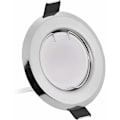 Miniatyrbillede 3 af 5: Sæt med 3 ultra flade indbyggede LED-spots med 3x5W dæmpbar pære 220V spotmodul, boring 55mm, dæmpbar, varm hvid 3000K, 120° strålevinkel