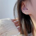Miniatyrbilde 3 av 4: 925 sølv ørepynt, høypolert stjerne ørepynt, dainty hypoallergeniske ørepynt for kvinner jenter_Newway