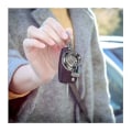 Miniatyrbilde 4 av 5: Nøkkelring i metall til bil, lydturbin, glattlager, roterende modell, turbin, turbo-ring, nøkkel, turbo-formet Silver