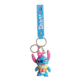 Pikkukuva 1 / 2: Lilo & Stitch Avaimenperä Piirretty söpö PVC-riipus Avaimenperä Rengas Laukun Tarvikkeet Viehätys Lapsille Pojille Tytöille Lahjat C