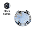 Miniatyrbillede 3 af 4: 4 stk. 60mm 4 Pin Bil Styling Auto Bilhjul Center Hub Caps Fælg Caps Dæksler Til Citroen C3 C4 C5 C6 C Quatre Tilbehør-yuwe