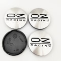 Miniatyrbilde 1 av 5: 4 stk 62mm Bilhjul Navkapsler For Oz Racing M595 O.z Legering Auto Felg Navkapsel Deksel 62 58,4x62 Sølv Svart