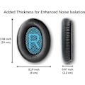 Miniatyrbilde 4 av 5: Reservedeler for Bose Quietcomfort Qc2 Qc15 Qc25 Qc35 Soundlink Around-ear Ae2 Ae2i Ae2w Hodetelefoner Øreputer Øreputer Beige Blue