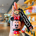 Miniatyrbillede 1 af 5: Anime Disney Nøglering Tom og Jerry Tegneserie Dukke Bil Sød Nøglering = Bilhæng Actionfigur Hængende Legetøj til Børn Gaver WJ090B2