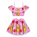 Miniatyrbild 1 av 5: Tecknad flicka badkläder Pikachu flicka baddräkt två delar barn bikini set barn badkläder badkläder 203272 Size 120