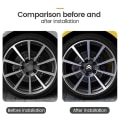 Pikkukuva 3 / 5: 56mm auton keskiön navan kansi ajoneuvon uudelleen varustaminen merkki pyörän navat tarra Citroen C4 C1 C5 C3 C6 C5 C8 Ds Berlingo tarvikkeet
