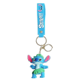 Pikkukuva 1 / 2: Lilo & Stitch Avaimenperä Piirretty söpö PVC-riipus Avaimenperä Rengas Laukun Tarvikkeet Viehätys Lapsille Pojille Tytöille Lahjat A