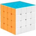 Miniatyrbillede 2 af 5: 4x4 No Sticker 6 Farver Rubiks Cube Magisk Uddannelsesmæssigt Legetøj Udfordring Gave til Børn og Voksne