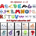 Miniatyrbild 3 av 5: Alphabet Lore Plyschleksaker 0-9 Nummerdjur Plushie Utbildning Numberblock Dockor För Barn Barn Julgåva ILP R