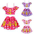 Pikkukuva 3 / 5: Piirrettyjen tyttöjen uimapuvut Pikachu tyttöjen uimapuku Kaksi osaa Lasten bikinit Set Lasten uimapuvut Uimapuku 203271 Size 110