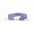 Miniatyrbillede 2 af 5: 2 stk. Vævede Snørebåndsarmbånd Basketball Stjerne Armbånd Sport