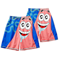 Miniatyrbild 2 av 3: Patrick Star korta badshorts för män, snabbtorkande badkläder, badbyxor, surfshorts DK2 M