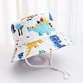 Pikkukuva 1 / 5: Kevät-kesä Miesten Bucket Hatit Piirretty Miesten Miesten Hattu Ranta Auringon Hattu Taapero Miesten Kalastajan Hattu Ulkona Miesten Panama Hattu 02 dinosaur white 50cm(5-24 months)