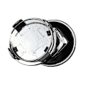 Pikkukuva 3 / 5: 4 kpl 60mm Auton pyörän keskitason korkki Logo Vanteen napakannet Merkki Citroen C2 C4 C5 C6 C Quatre Auton lisävarusteet