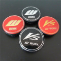 Pikkukuva 2 / 3: 4 kpl 60mm pyörän keskiön napahatut Vs W Work Universal vanteet pölytiiviit suojukset napahatut Emblem Car Styling|pyörän keskiön napahatut|
