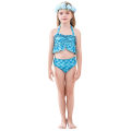 Miniatyrbillede 3 af 5: 2-13 år 3 stk. Børnepige Mermaid Hale Badetøj Ferie Hawaii Sommer Badetøj Strand Badetøj B 12-13 Years