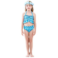 Miniatyrbillede 3 af 5: 2-13 år 3 stk. Børnepige Mermaid Hale Badetøj Ferie Hawaii Sommer Badetøj Strand Badetøj B 4-5 Years