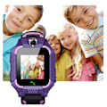 Miniatyrbild 3 av 6: Barnsmartklocka GPS, HD-skärm, SOS-knapp, Vattentålig, Röstchatt & Spel – För Android och iOS