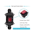 Miniatyrbillede 5 af 5: Ip67 Vandtæt Inline Switch 12v Dc 20a Høj Strøm Vandtæt Switch - JA