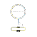 Miniatyrbilde 2 av 5: YouLoop Magnetisk Antenne Bærbar 250MW Passiv Magnetisk Lavt Tap Bredbånd for HF og VHF, SMA Hann