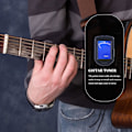 Miniatyrbild 2 av 3: Ukulele Tuner Mini Gitarrstämmare Ukulele Tuner Gitarrstämningsverktyg Akustisk Gitarrstämmare