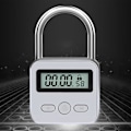 Miniatyrbilde 2 av 5: Metallisk Tidtakerlås LCD-skjerm Multifunksjonell Elektronisk Tid 99 Timer Maksimal Tidtaking USB Oppladbar Ti