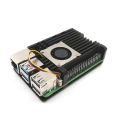 Miniatyrbild 5 av 5: Raspberry Pi 5 Aluminiumlegering Skal med Radialfläkt för Raspberry