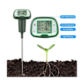 Miniatyrbillede 3 af 5: Digital Jordtermometer 4-i-1 Jordtester Jordtermometer/Lys/Lufttemperatur/Luftfugtighed Met