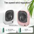 Miniatyrbillede 4 af 5: Håndholdt Mini Ventilator, Lille Bærbar Ventilator med Beslag, USB Genopladelig Vippe Ventilator - FARVE: style813