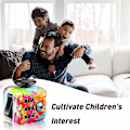 Miniatyrbilde 3 av 5: 4-pakks Fidget Cube Fidget Leke Magisk Terning Stress Angstlindring Fidget Tocube Fidget Blokk