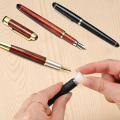 Miniatyrbillede 4 af 5: 12 stk. Pen-Busninger Hvide Pen-Busninger Non-Stick Holdbare Pen-Busninger Syntetiske Busninger til CA-Afslutning Pen Drejning