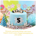 Pikkukuva 5 / 5: 12 kpl Pieni Tähti Cupcake Topper Kakun Koriste Syntymäpäiväjuhliin, Hääkoriste, Hedelmäpiikit