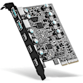 Pikkukuva 1 / 5: PCIe - USB 3.2 Gen 2 -sovitinkortti PCI-laajennuskortti PCI-E -lisäkortit Riser PC Windows 10/8 -käyttöjärjestelmälle